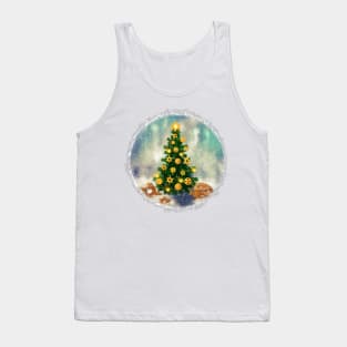 Steampunk Christmas Tree Tank Top